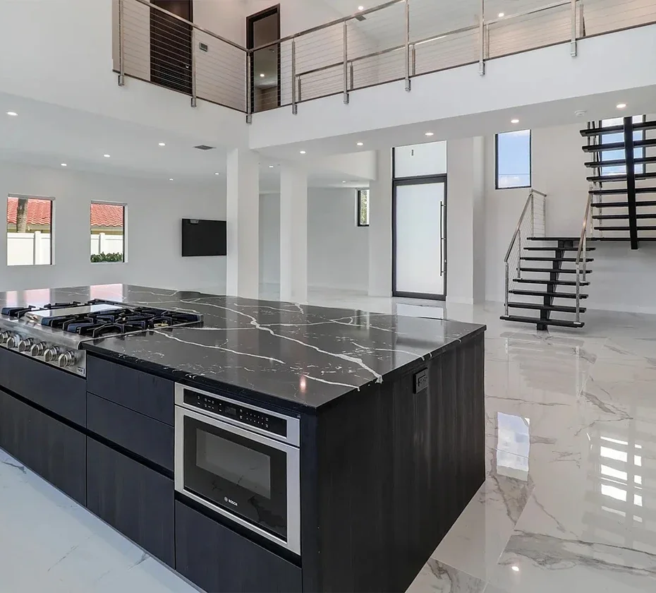 Finished residential craftsmanship by Knight Builders Corp.
